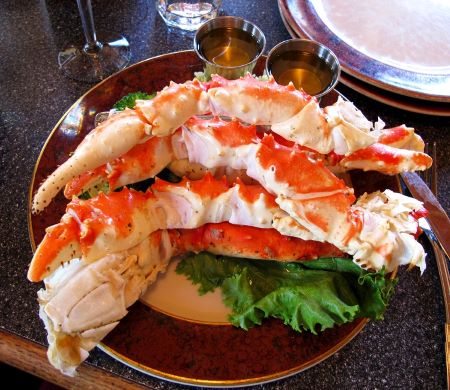 King Crab Meat in Brine 15% Legs 400g - Fine Foods Collection