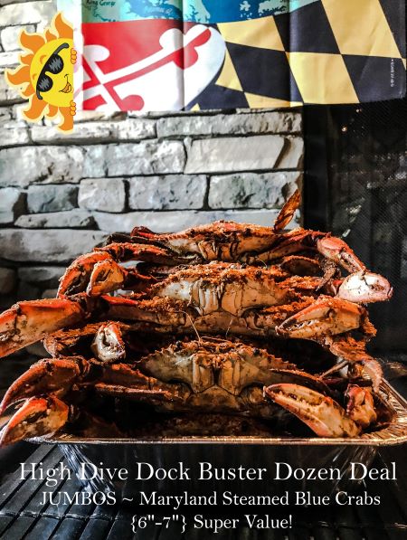 Summer Blue Crab Pool Party Jumbo Dozen Special